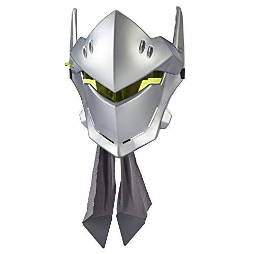 해즈브로 Hasbro Overwatch Genji Roleplay Mask with Flip-Up Visor & Head Wrap Accessory - Blizzard Video Game Characters