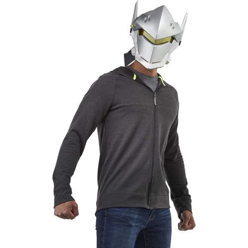 해즈브로 Hasbro Overwatch Genji Roleplay Mask with Flip-Up Visor & Head Wrap Accessory - Blizzard Video Game Characters