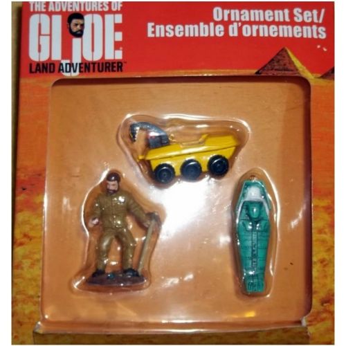 해즈브로 The Adventures of G I Joe Land Adventurer Ornament Set by Hasbro/American Greetings