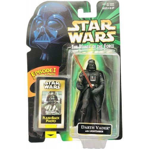 해즈브로 Hasbro Star Wars Power of the Force POTF2 Flashback Darth Vader Action Figure