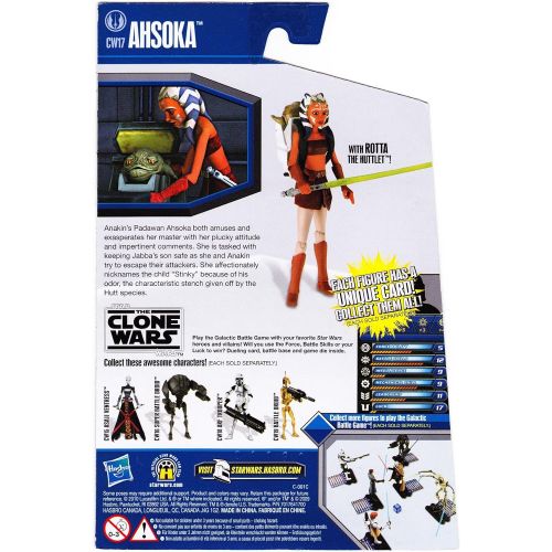 해즈브로 Hasbro Star Wars 2010 Clone Wars Animated Action Figure CW No. 17 Ahsoka Tano