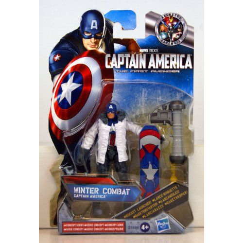 해즈브로 Hasbro Captain America Movie 4 Inch Series 2 Action Figure Winter Combat Captain America