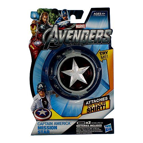 해즈브로 Hasbro Marvel The Avengers 2012 Captain America Mission Star Pretend Play