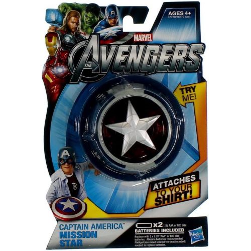 해즈브로 Hasbro Marvel The Avengers 2012 Captain America Mission Star Pretend Play