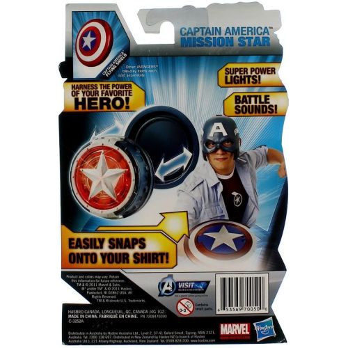 해즈브로 Hasbro Marvel The Avengers 2012 Captain America Mission Star Pretend Play