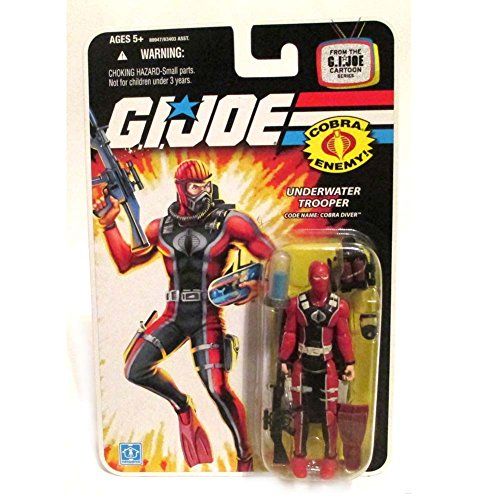 해즈브로 Hasbro GI Joe 25th Anniversary Cobra Diver Underwater Trooper 3.75 Inch Figure