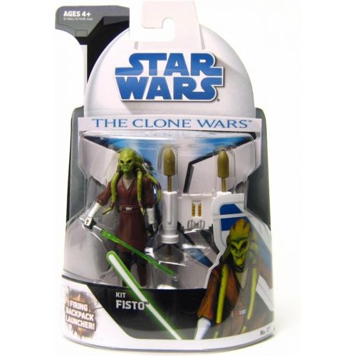 해즈브로 Hasbro Star Wars Clone Wars Animated Action Figure No. 27 Kit Fisto