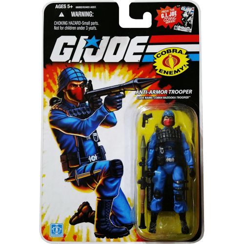 해즈브로 Hasbro G.I. Joe 25th Anniversary Comic Series Cardback: Cobra Bazooka Trooper (Anti-Armor Trooper) 3.75 Inch Action Figure