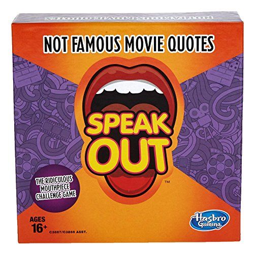 해즈브로 Hasbro Gaming Speak Out Expansion Pack: Not Famous Movie Quotes