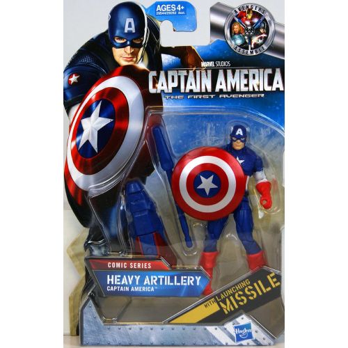 해즈브로 Hasbro Captain America Movie 4 Inch Series 1 Action Figure Heavy Artillery Captain America