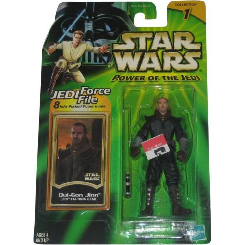 해즈브로 Hasbro Star Wars Power of The Jedi Training Gear Qui-Gon Jinn Figure