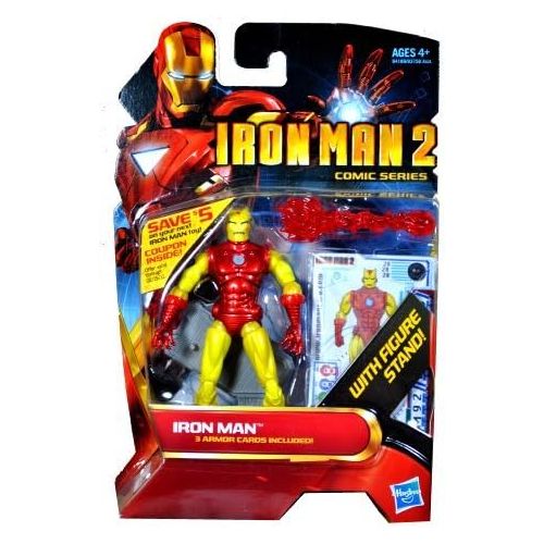 해즈브로 Hasbro Iron Man 2 Comic Series 4 Inch Action Figure Classic Iron Man