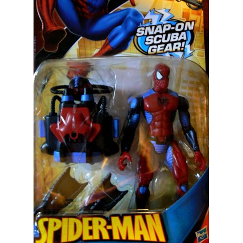 해즈브로 Spider-Man Hasbro Classic Heroes Action Figure Spider-Man with Snap-On Scuba Gear