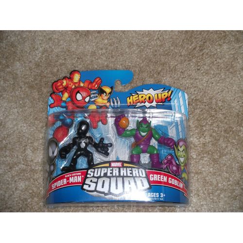 해즈브로 Hasbro Super Hero Squad 21: Black Costume Spider-Man & Green Goblin