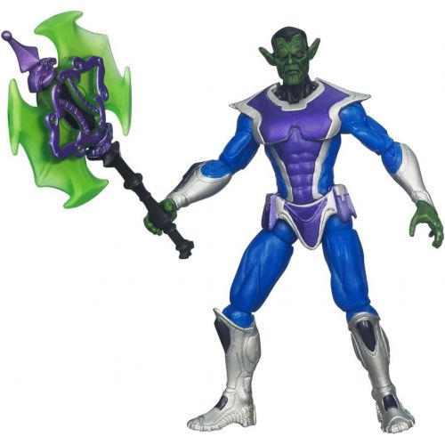 해즈브로 Hasbro Marvel Avengers Comic 4 Inch Action Figure Skrull Soldier Double Blade Axe!