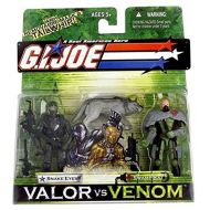 G. I. JOE Hasbro Valor Vs. Venom 3 3/4 Scale 2Pack Snake Eyes & Swamp Rat