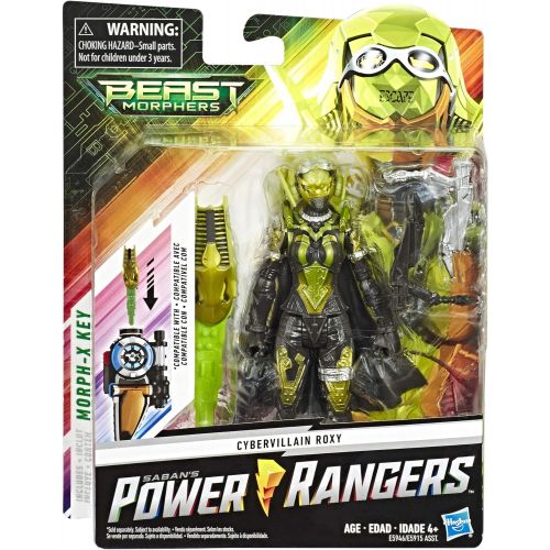 해즈브로 Hasbro Power Rangers Beast Morphers Cybervillain Roxy 6-inch Action Figure Toy Inspired by The Power Rangers TV Show