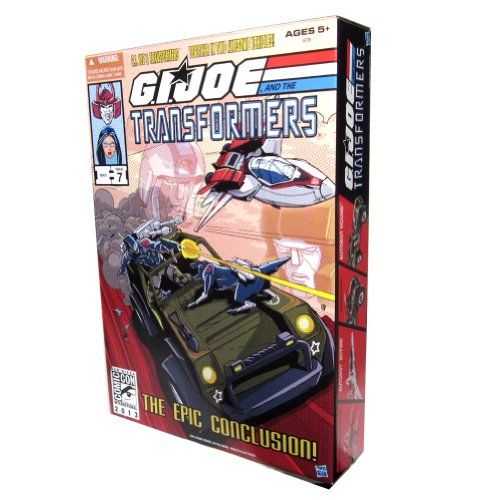 해즈브로 Hasbro The Epic Conclusion GI Joe and Transformers SDCC 2013 ComicCon Exclusive Set