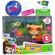 Hasbro Littlest Pet Shop Tricks & Talents Ferret Figure #2391