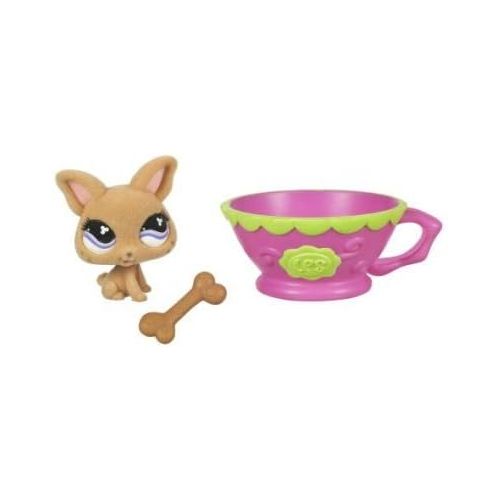 해즈브로 Hasbro Littlest Pet Shop: Pairs and Portables - Chihuahua with Tea Cup