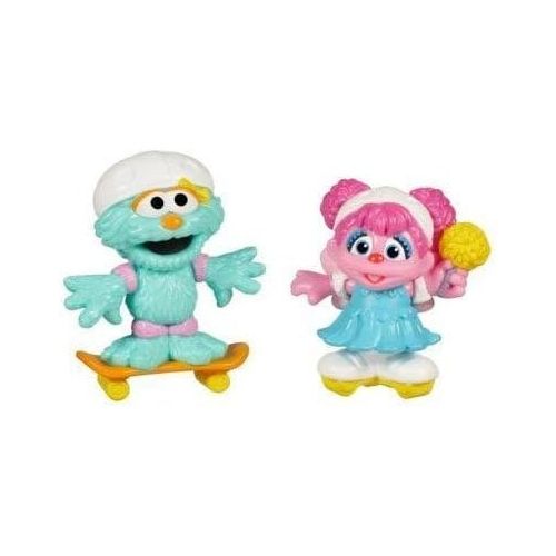 해즈브로 Hasbro PLAYSKOOL Sesame Street Abby Cadabby & Rosita Skating Friends Figures