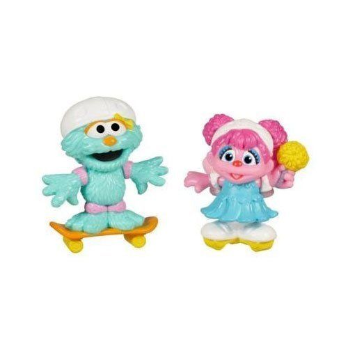해즈브로 Hasbro PLAYSKOOL Sesame Street Abby Cadabby & Rosita Skating Friends Figures