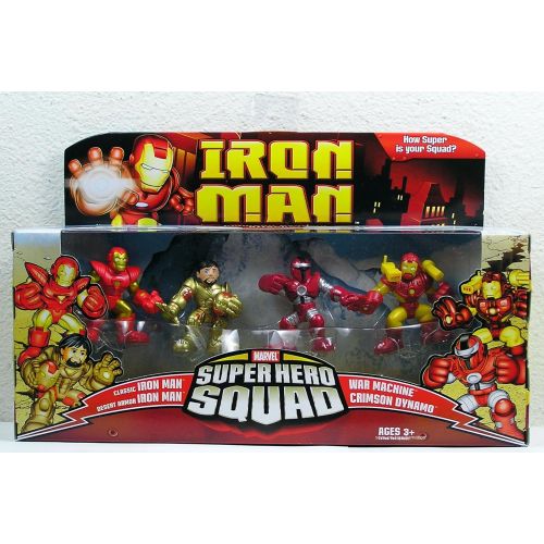해즈브로 Hasbro Iron Man Movie Toy Super Hero Squad Battle Pack Crimson Dynamo Attacks
