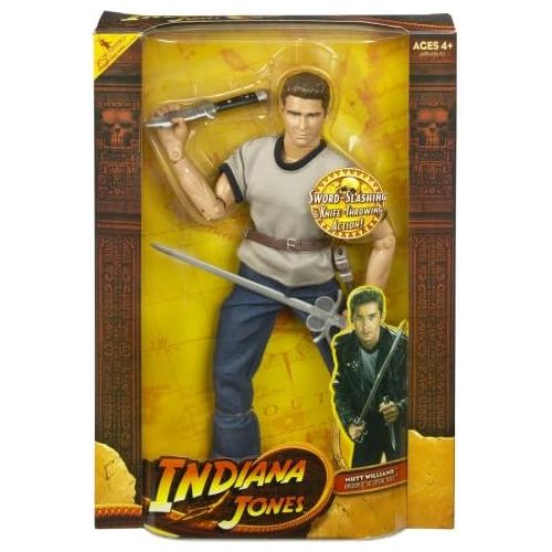 해즈브로 Hasbro Indiana Jones 12 Inch Figure - Mutt Williams with Sword Action