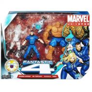 Hasbro Marvel Universe 3 3/4 Inch Action Figure 3Pack Fantastic Four with Clear Invi