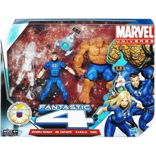 해즈브로 Hasbro Marvel Universe 3 3/4 Inch Action Figure 3Pack Fantastic Four with Clear Invi