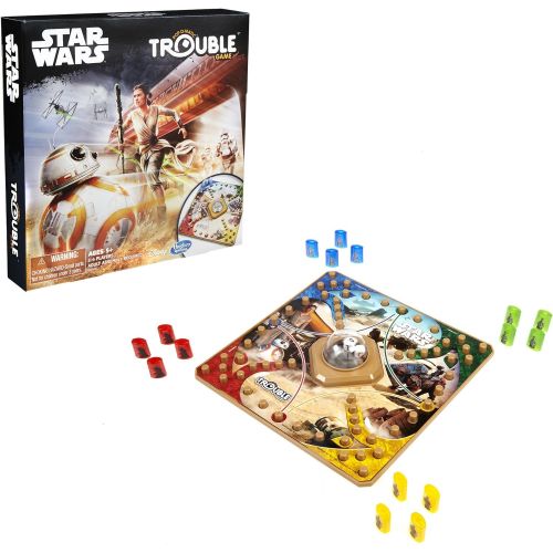 해즈브로 Hasbro Gaming Trouble Game: Star Wars Edition