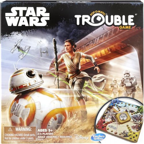 해즈브로 Hasbro Gaming Trouble Game: Star Wars Edition
