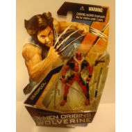 Hasbro X-Men Origins Wolverine Movie Series 3 3/4 Inch Action Figure Deadpool (No Shirt with Tatoos)