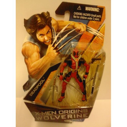 해즈브로 Hasbro X-Men Origins Wolverine Movie Series 3 3/4 Inch Action Figure Deadpool (No Shirt with Tatoos)