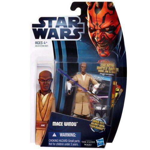 해즈브로 Star Wars: Clone Wars 2012 Animated Series 3.75 inch Mace Windu Action Figure by Hasbro Inc