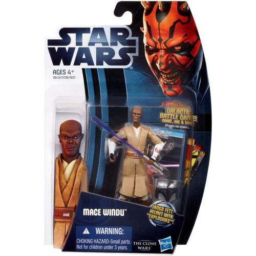 해즈브로 Star Wars: Clone Wars 2012 Animated Series 3.75 inch Mace Windu Action Figure by Hasbro Inc