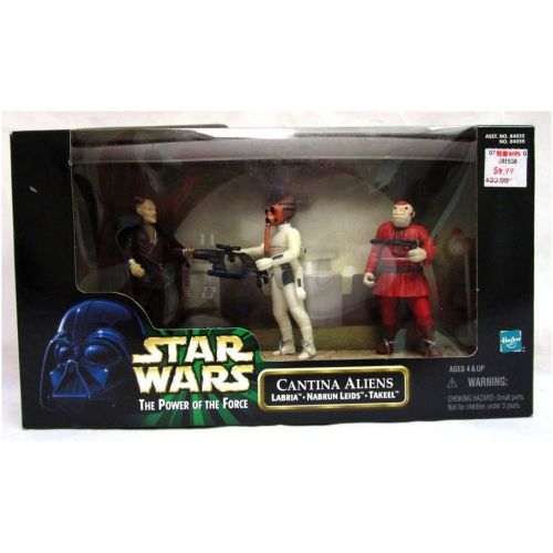 해즈브로 Hasbro Star Wars - Power of The Force - Cantina Aliens - Labria, Nabrun Leids, Takee