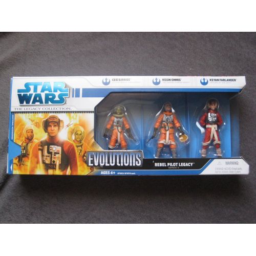 해즈브로 Hasbro Star Wars 3.75 Inch Evolutions - Rebel Pilots #2 Legacy 3Pk