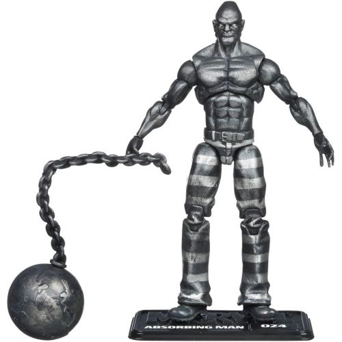 해즈브로 Hasbro Marvel Universe 3 3/4 Inch Series 16 Action Figure #24 Absorbing Man Dark Metallic Version