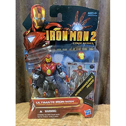 해즈브로 Hasbro Iron Man 2 Comic Series 4 Inch Action Figure #36 Ultimate Iron Man