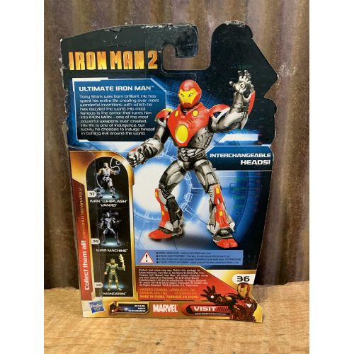 해즈브로 Hasbro Iron Man 2 Comic Series 4 Inch Action Figure #36 Ultimate Iron Man