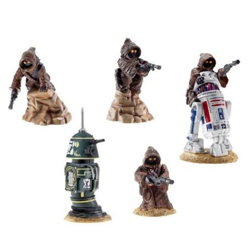 해즈브로 Hasbro Star Wars Unleashed Battle 4 Pack Jawas & Droids