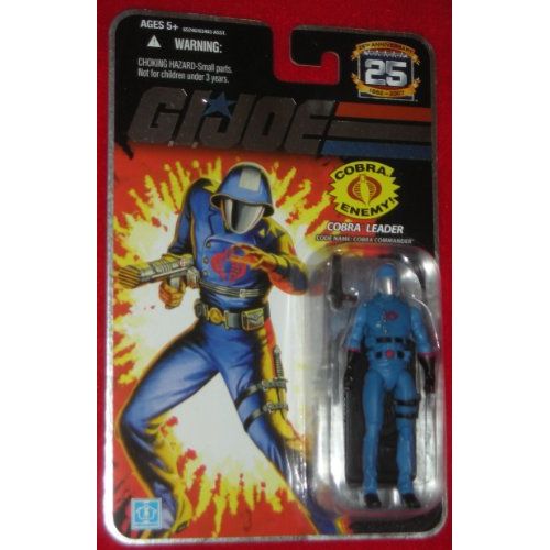 해즈브로 Hasbro G.I. Joe 25th Anniversary 3 3/4 Wave 4 Action Figure Cobra Commander [Helmet]