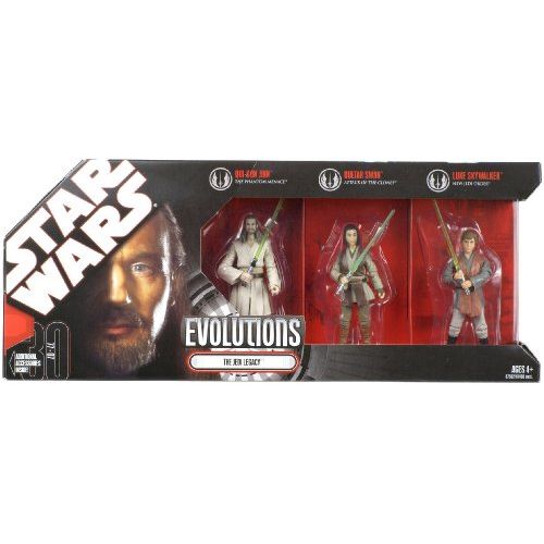 해즈브로 Hasbro Star Wars 3.75 Inch Scale Clone Wars Evolution Pack - Jedi Legacy