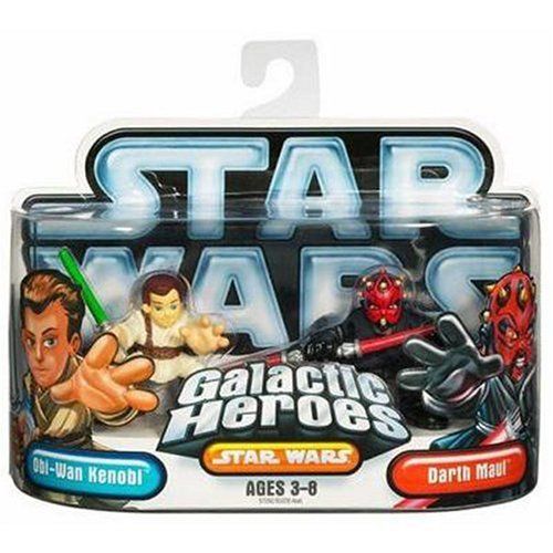 해즈브로 Hasbro Star Wars Galactic Heroes8211; Episode I OBI-Wan Kenobi and Darth Maul