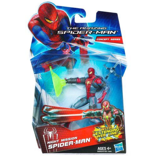 해즈브로 Hasbro The Amazing Spider-Man Concept Series Night Mission Spider-Man Action Figure