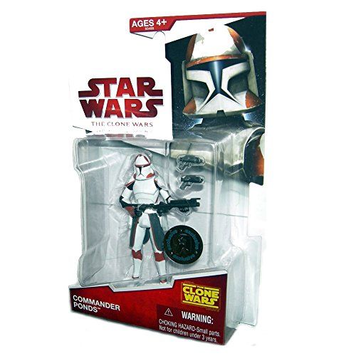 해즈브로 Hasbro Star Wars 2009 Clone Wars Animated Exclusive Action Figure Commander Ponds