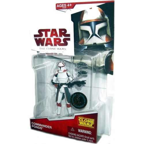 해즈브로 Hasbro Star Wars 2009 Clone Wars Animated Exclusive Action Figure Commander Ponds