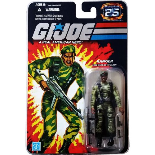 해즈브로 Hasbro G.I. Joe 25th Anniversary: SGT. Stalker (Ranger) 3.75 Inch Action Figure
