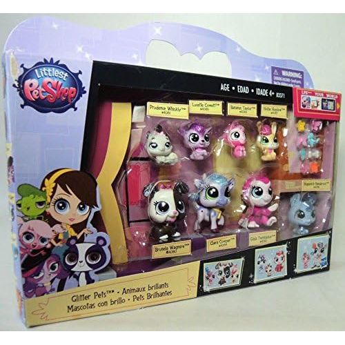 해즈브로 Hasbro Littlest Pet Shop Glitter Pets 8 Pack #4080-4087